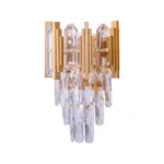 Aplica Hanna, 2xE27, Auriu, Metal si Cristal - imagine 2