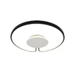 Lustra LED ADARA 90W, Rotunda, lumina Neutra, 4000K, Negru - imagine 4