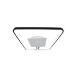Lustra LED cu telecomanda ANKA 106W, lumina Calda/Neutra, Dimabila, Negru - imagine 3