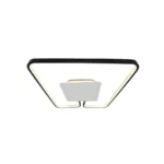 Lustra LED cu telecomanda ANKA 106W, lumina Calda/Neutra, Dimabila, Negru - imagine 4