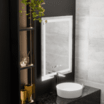 Oglinda LED Rectangulara, 60x80cm, Verite MotionGlow Marcello, Sistem Dezaburire, Ceas & Termometru, Dimabila - imagine 3