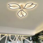 Lustra LED cu telecomanda LILY 40W, 3 Elemente, lumina Rece/Calda/Neutra, Dimabila, Alb - imagine 2