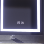 Oglinda LED Touch cu Functie Dezaburire, 80x50cm - imagine 3
