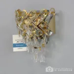 Aplica Cristal Josephine 2x E14 Auriu