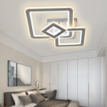 Lustra LED Horetensia cu Telecomanda, 116W, Dimabil, Lumina Calda/ Neutra/ Rece, Alb - imagine 4